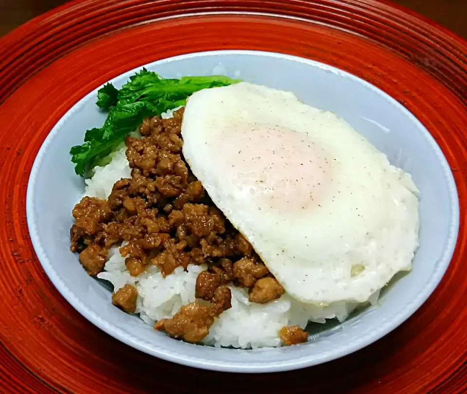 肉そぼろご飯|あらいぐまのしっぽさん