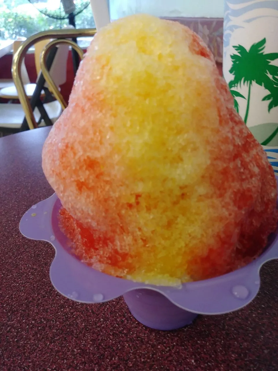 watermelon pineapple cherry shave ice|Polly Gelfusoさん