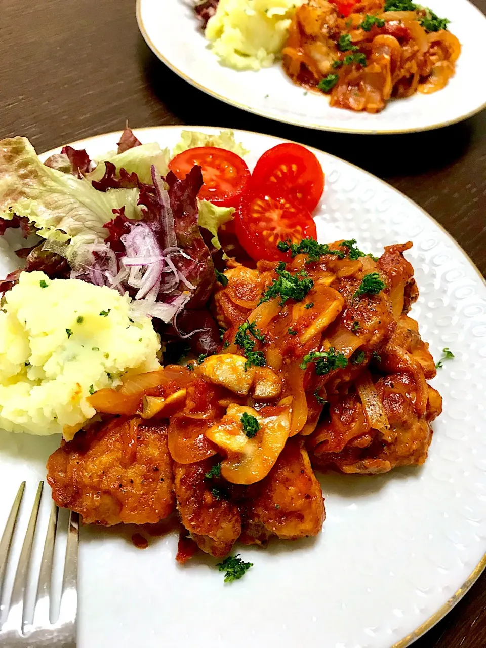 チキン🐔のケチャップ焼き♪|るん♪さん