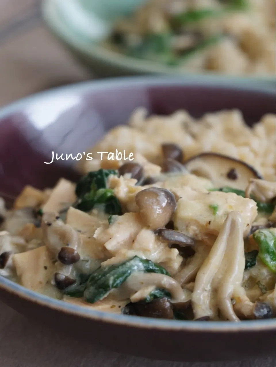 キノコとシーチキンのクリームソース丼|Junさん