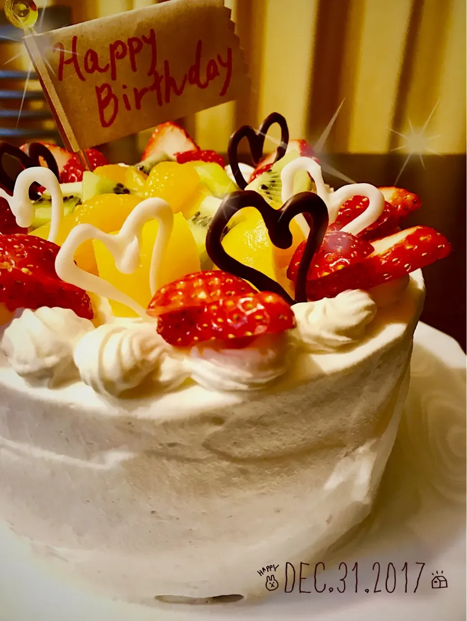 大晦日💐息子のバースデーケーキ🎂|はやちんさん