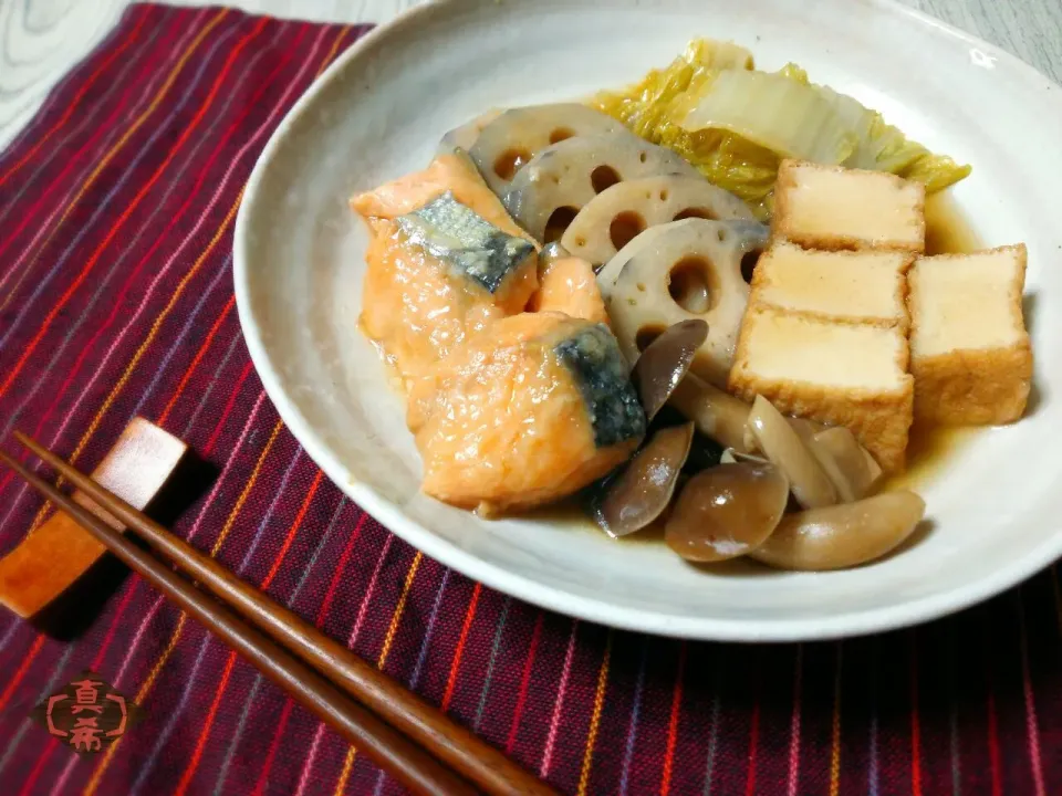 鮭と厚揚げのとろみ煮|真希さん