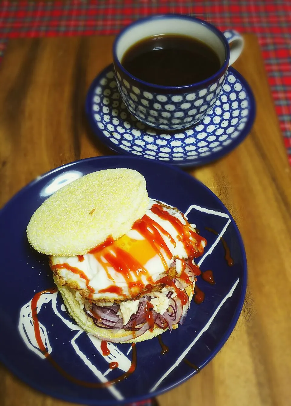 English muffin open sandwich 
Morning ぱん～🌄|☆Yumi☆さん