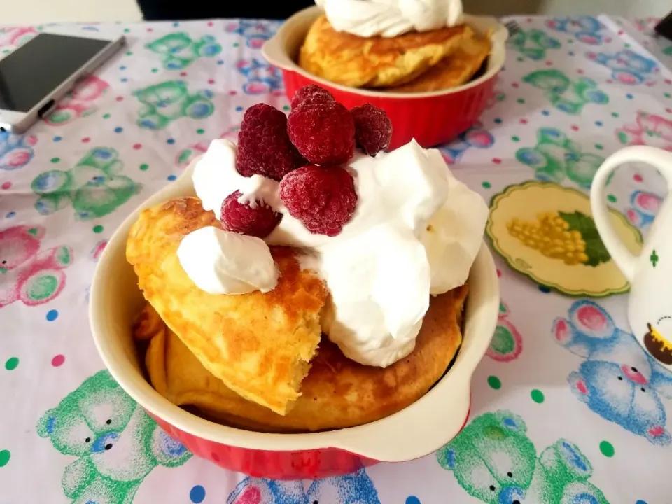 朝からハッピー😍クランベリーぱんけーき💮|すいさんさん