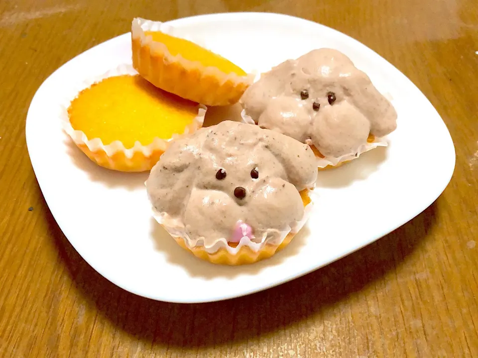 ワンちゃんのカップケーキのレシピ|みらるさん