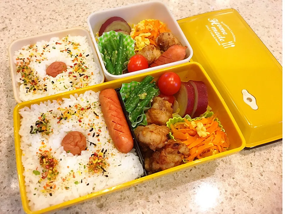 2/27 パパ弁♪と私のお弁当🍙|ikukoさん