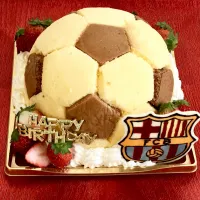 サッカー⚽️ボールケーキ