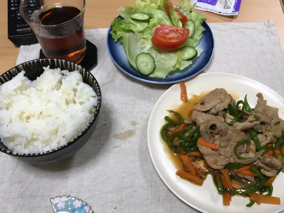 豚肉野菜炒め定食|はやとさん