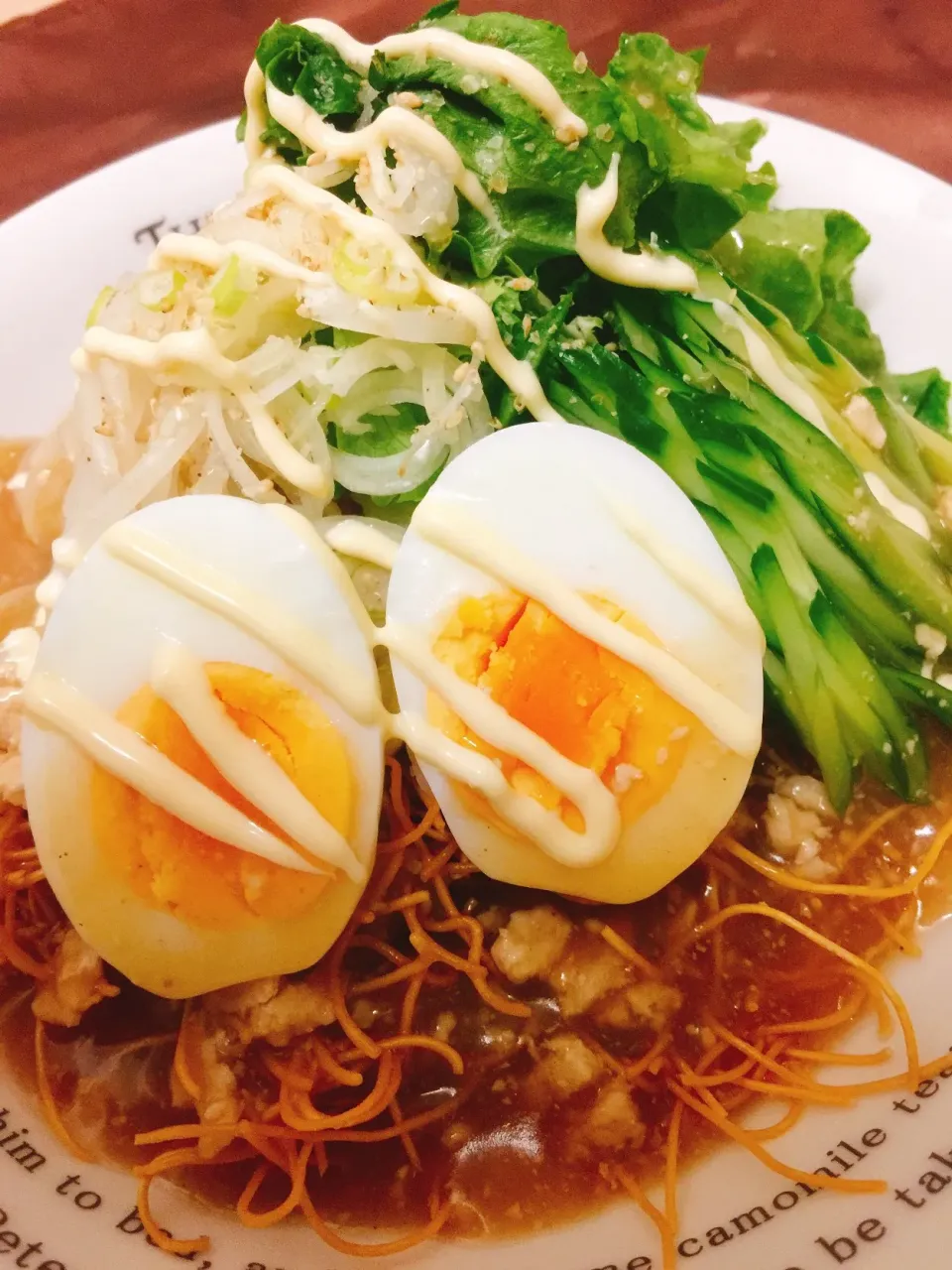 皿うどんでもサラダ麺|たにぐちほまれさん