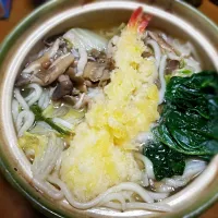 Snapdishの料理写真:#鍋焼うどん|Kumiko Hongさん