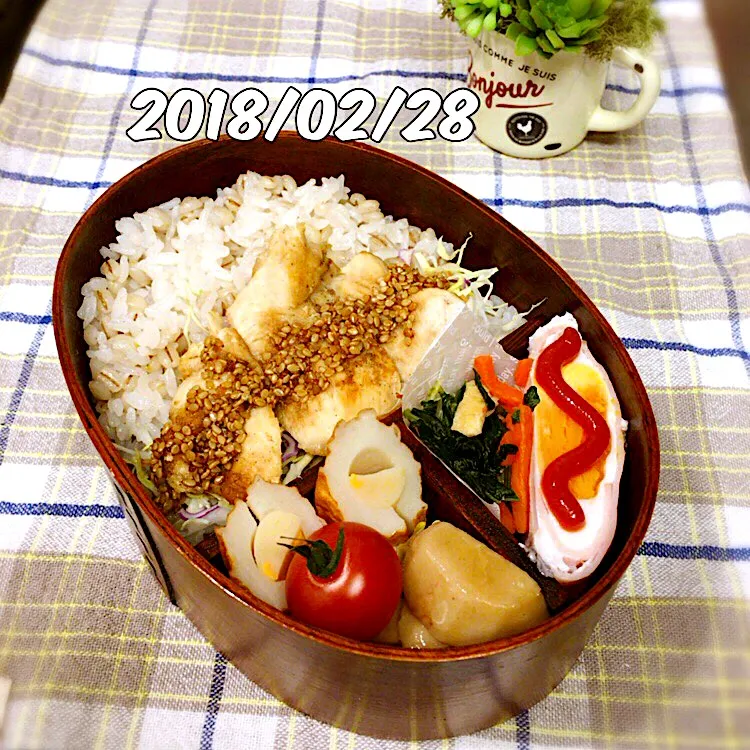 2018/02/28❤︎今日のお弁当🍱|makkkkkoさん