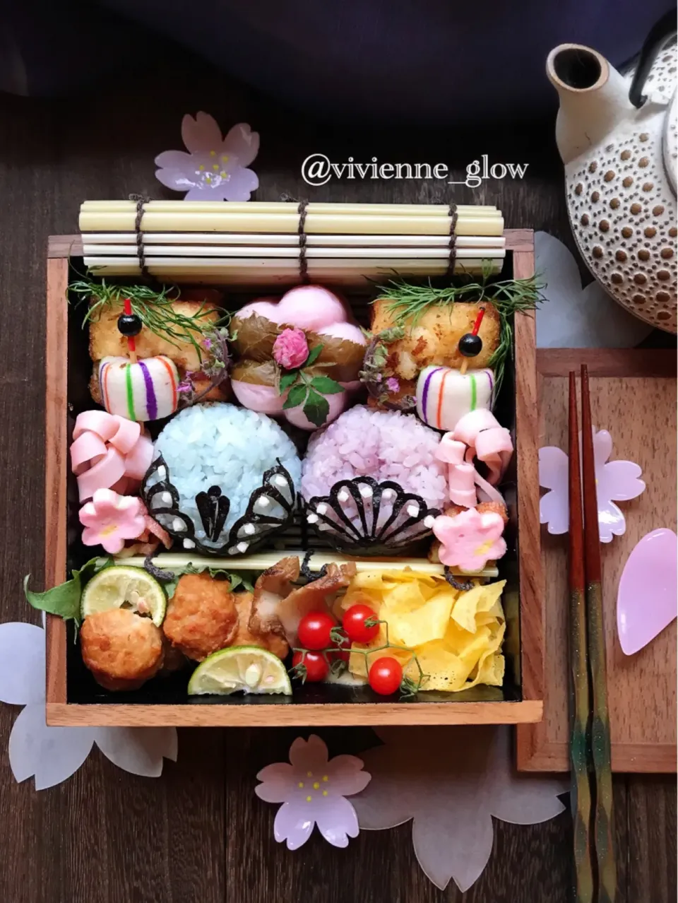 大人のひな祭り弁当|vivienne_glowさん