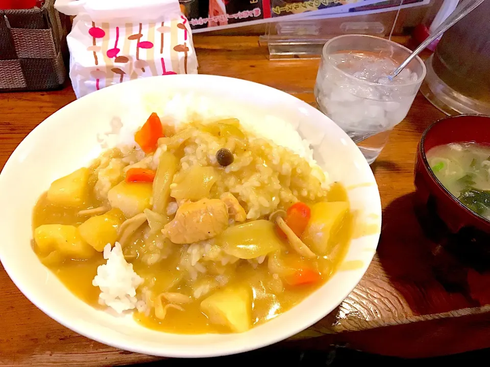 チャーシューの煮汁で作った小麦粉カレー|ばちさん