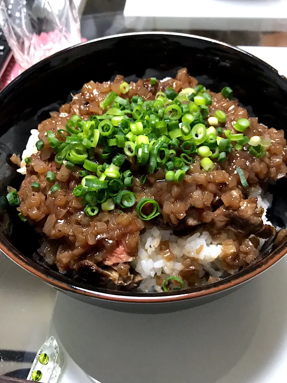 シャリアピンステーキ丼|なもちゃんさん