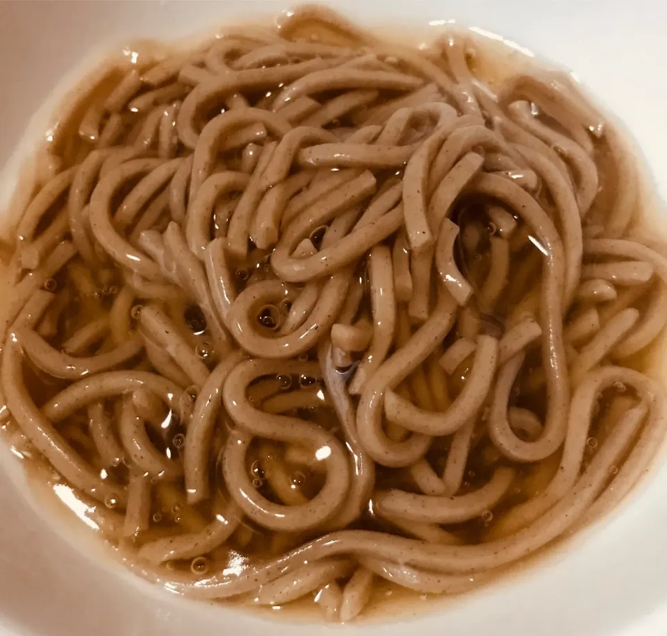 母親の介護食にあんかけ蕎麦を作り一緒に食べました|chibiikeさん