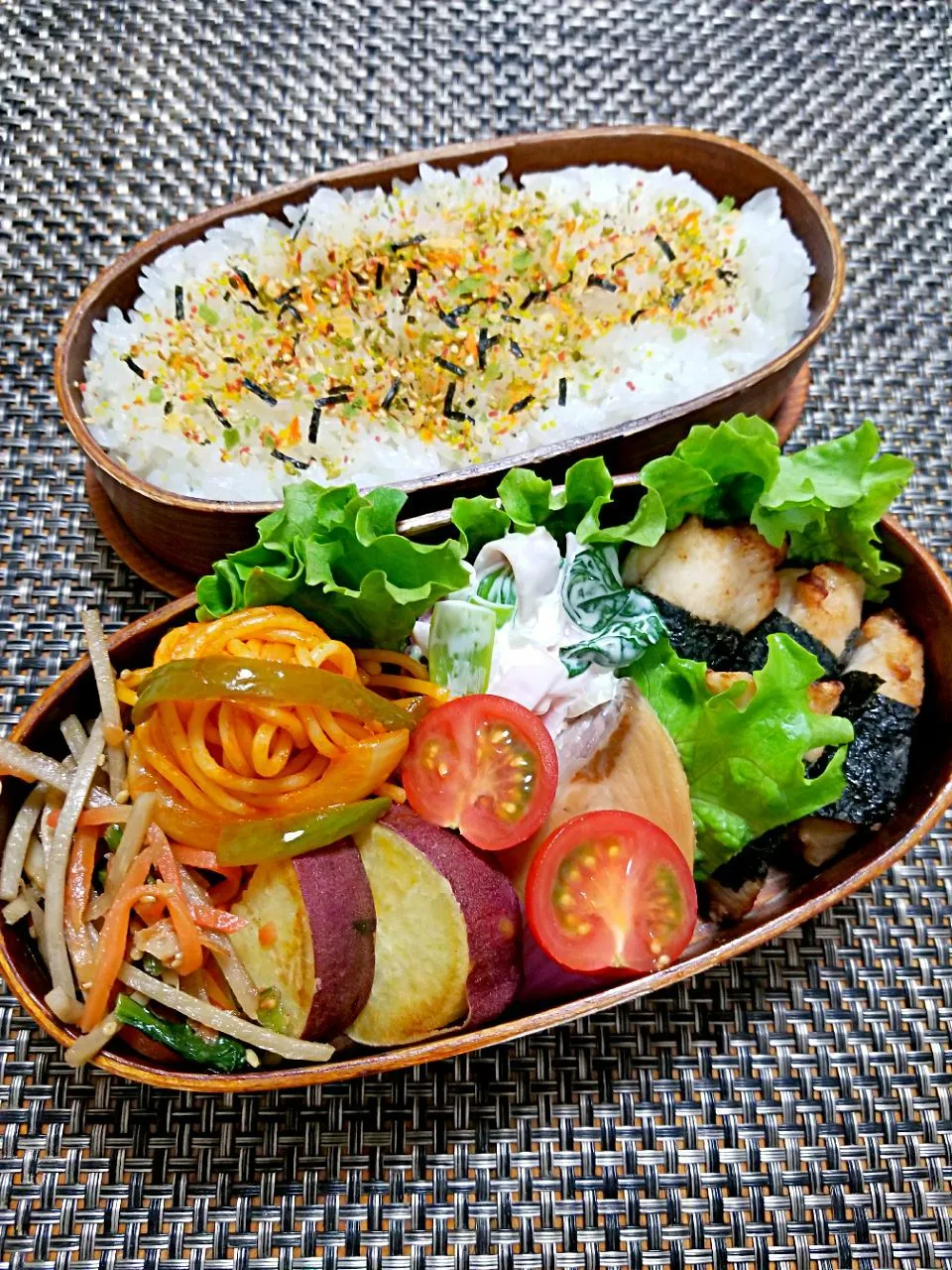 今日のお弁当〰😃海苔チキ〰🐔🐔🐔|クッキングオヤジさん