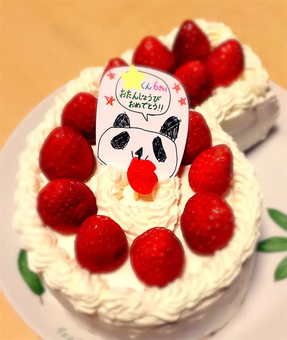 6歳誕生日ケーキ|こねこねこのこさん