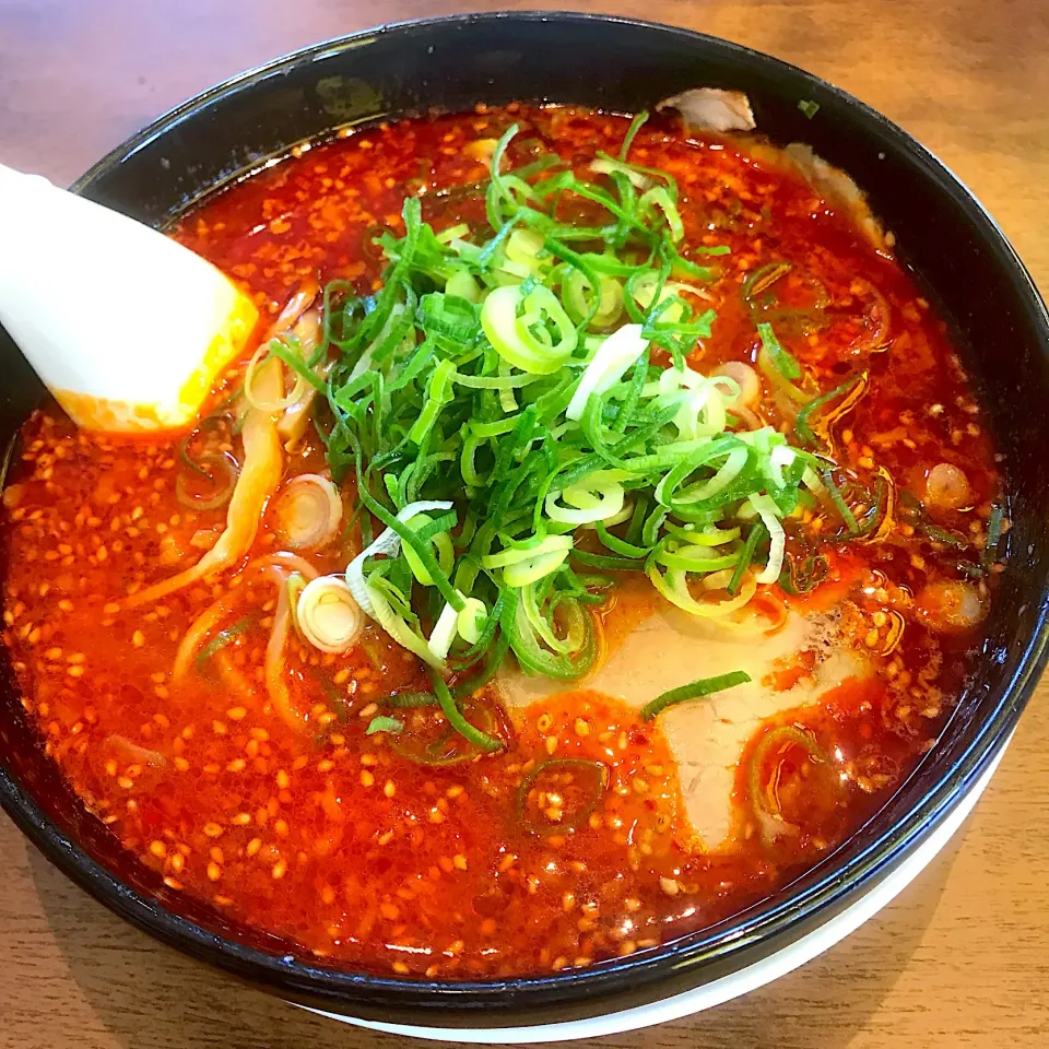 Snapdishの料理写真:赤味噌ラーメン(◍•ڡ•◍)❤|いつみさん