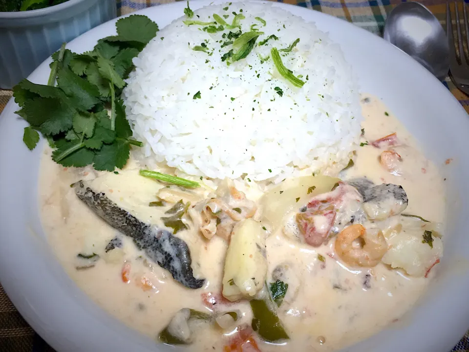 ムケッカ🇧🇷ココナッツミルクとチリパウダーを利かせてます😋|yumyum😋さん