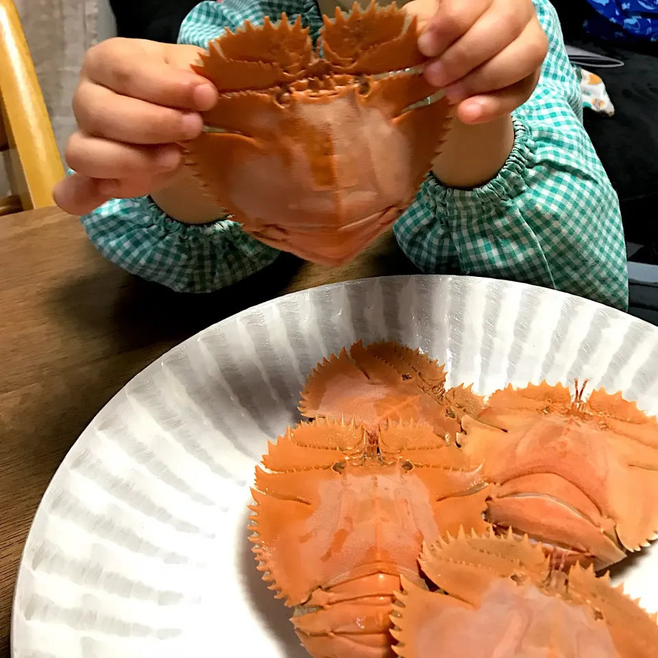 Snapdishの料理写真:茹でうちわエビ！|♪なつぱんだ♪さん