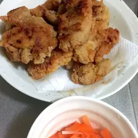 Snapdishの料理写真:唐揚げ|Kumi Fujiharaさん