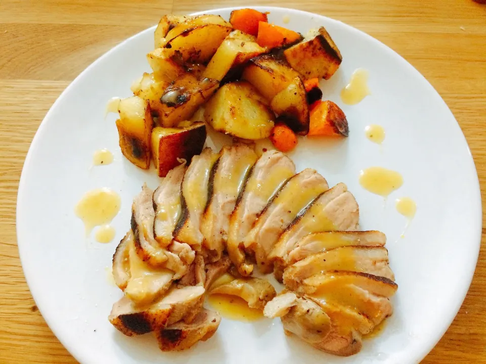 Snapdishの料理写真:Sous Vide Duck Breast with Limoncello ans Butter|Jessie Shareさん