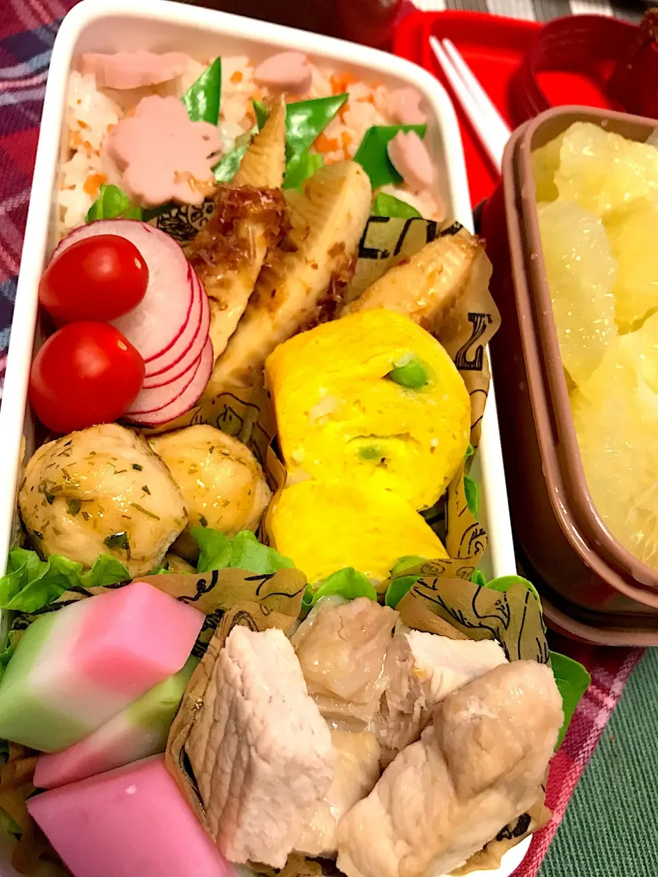 女子高校生用 ひな祭り弁当|riorieさん