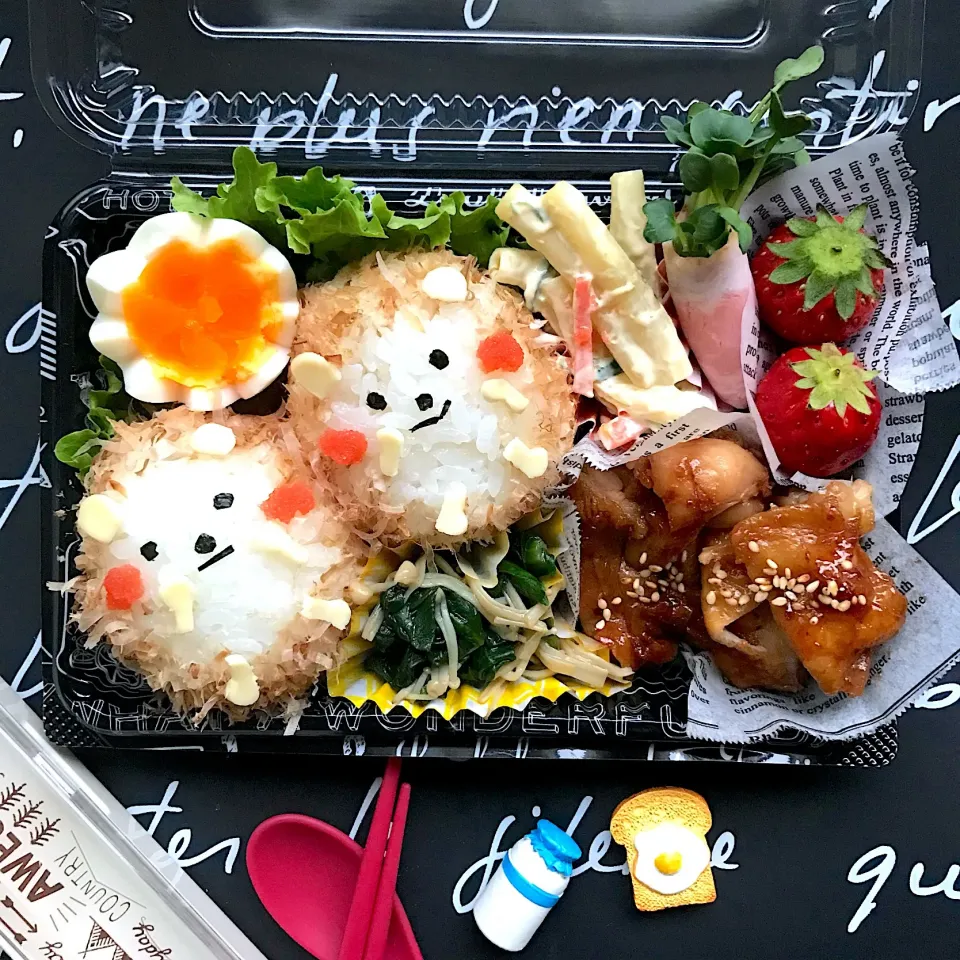 ハリネズミおにぎり弁当|ajaさん