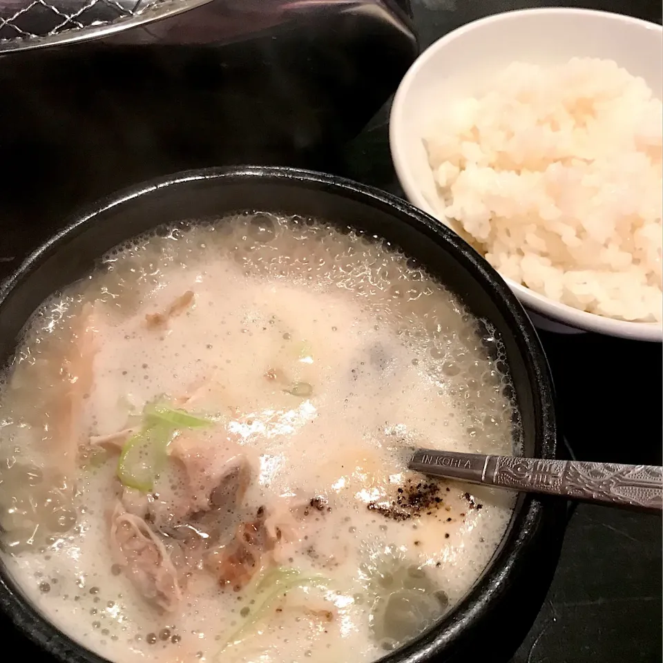 参鶏湯、ハーフ|純さん