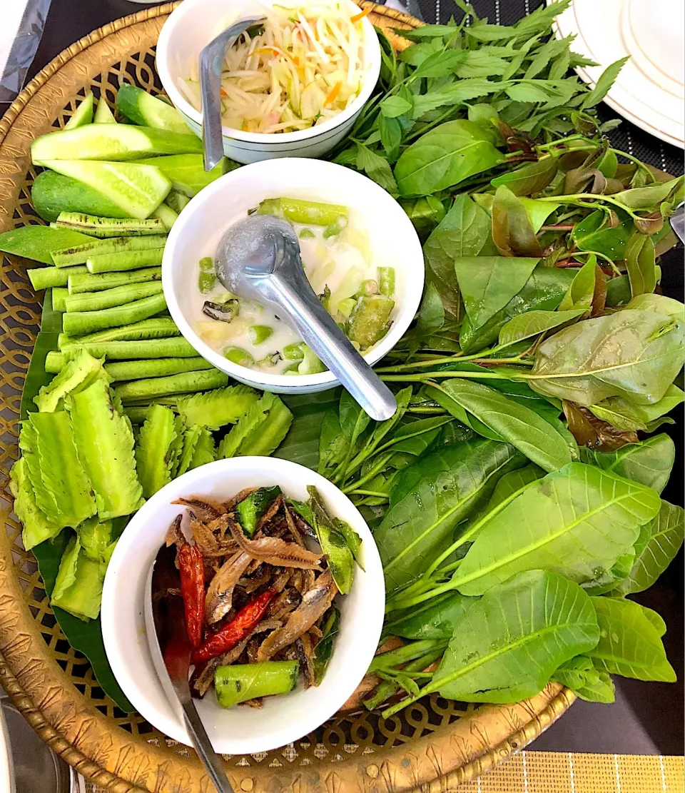 Side dish of Rice vermicelli with spicy soups@คิวคูตอน นครโบราณ Nakorn Si Thammarat.|Chalinee Kalyanamitraさん