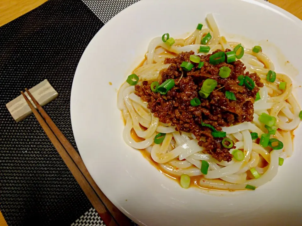 Snapdishの料理写真:冷やしゴマ坦々うどん|こたろーさん