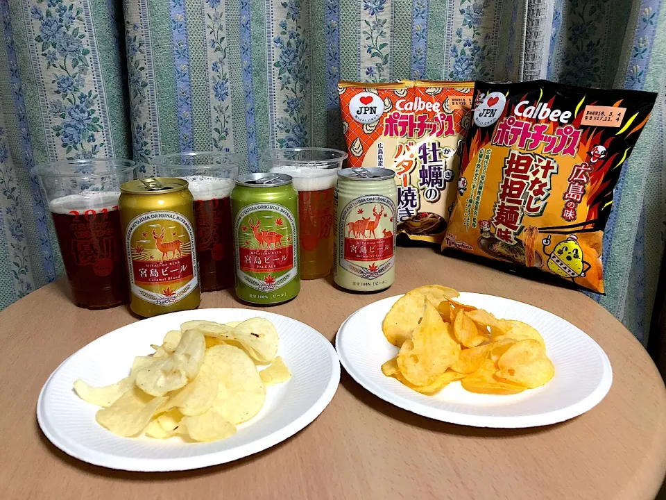 ポテトチップス 汁なし担担麺味
ポテトチップス 牡蠣のバター焼き味
宮島ビール Caramel Blond
宮島ビール PALE ALE
宮島ビール Weizen - ヴァイツェン|T. Wonderさん