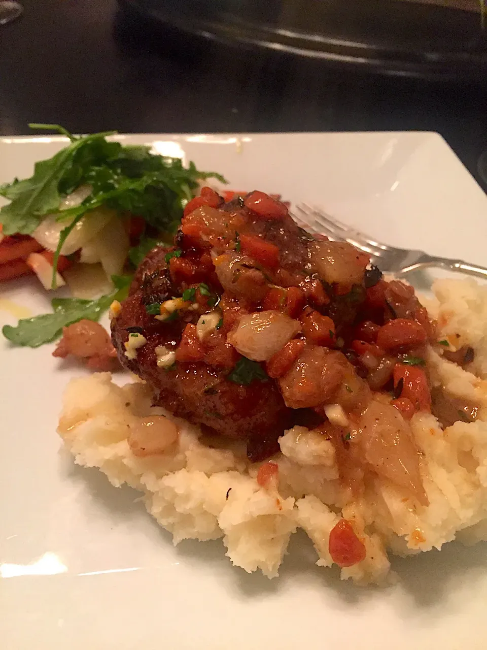 Beef Short Ribs with Orange Gremolata and Garlic Mashed Potatoes|K Goodnessさん