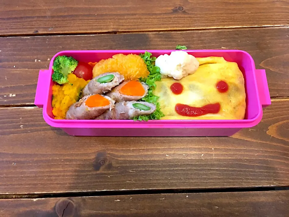 オム焼きそば弁当 下の子用|ともさん