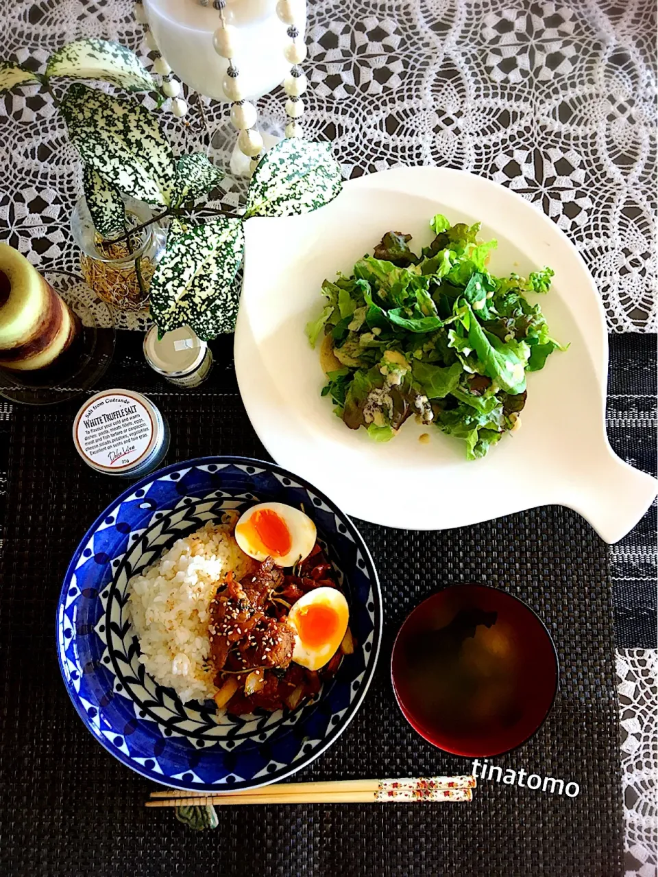 ルッコラとサニーレタスサラダ/プルコギ丼！|Tina Tomoko😋さん