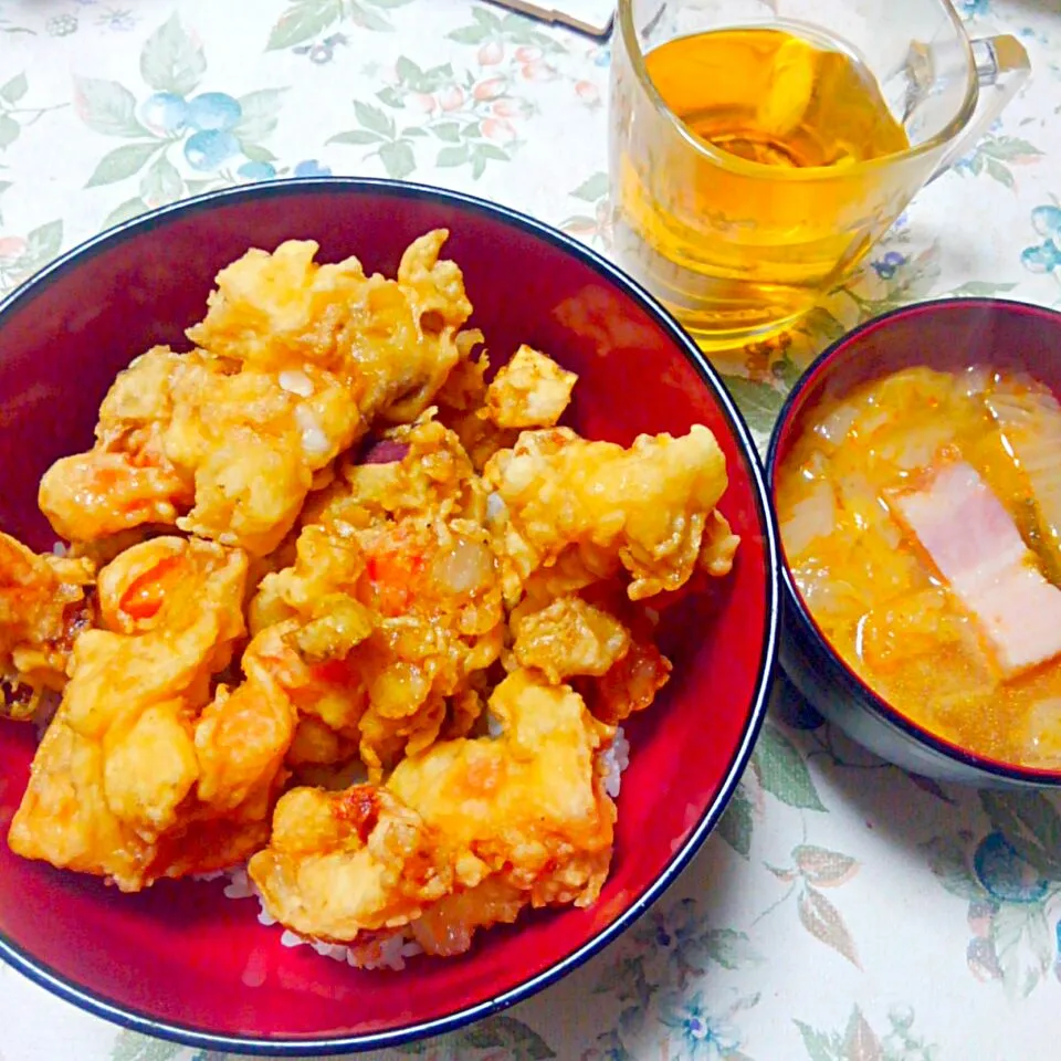 プロが教える！本格かき揚げ丼　#スッキリ|うたかた。さん