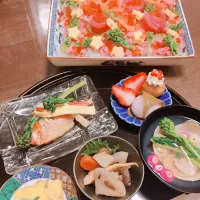 今年の雛御膳。|ちえプーさん