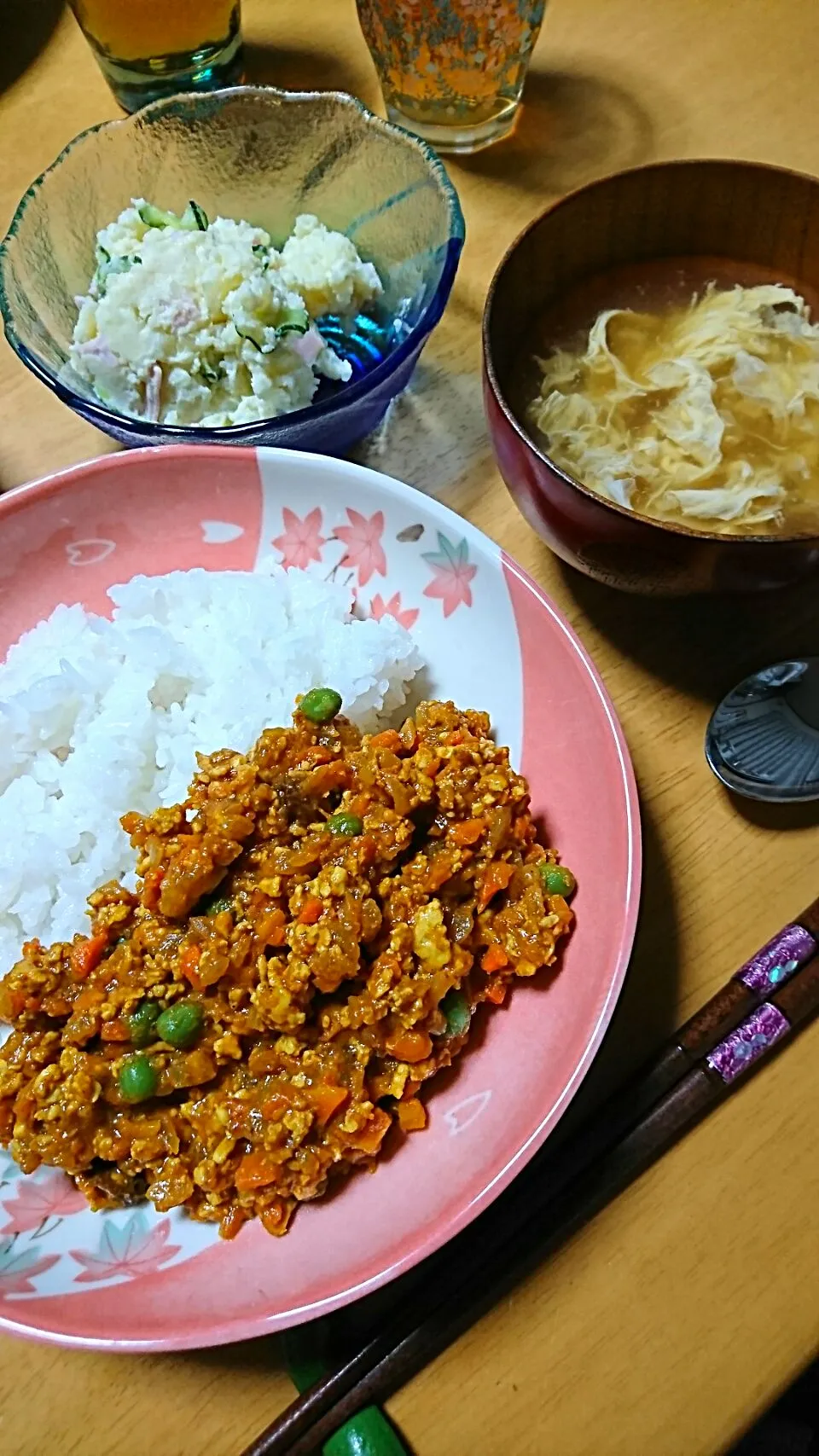 完成形の晩ごはん🎵|しまだ ちえこさん