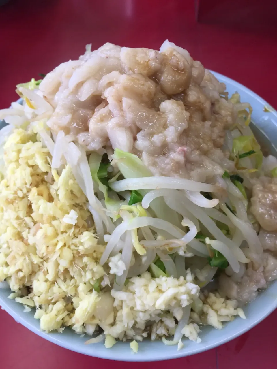 ラーメン二郎中山駅前店で小ラーメン頂きました。  コールは、麺少なめ、ニンニク少なめ、ヤサイ、アブラマシマシ、ショウガ  #ラーメン #ラーメン二郎|NOMU'S キッチン🍳さん