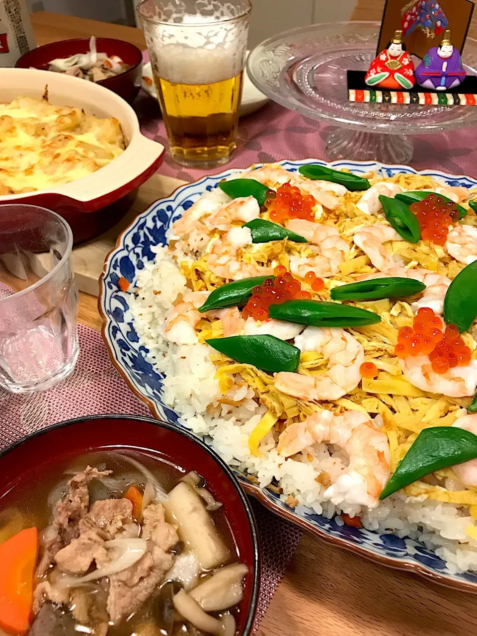 Snapdishの料理写真:2018.3.3 ひな祭りちらし寿司
 #ひな祭り 
 #ひなまつり料理|mari-pさん