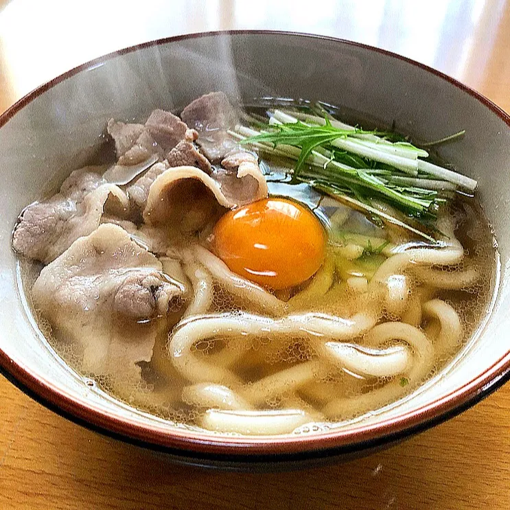 肉月見うどん|ガク魁‼︎男飯さん