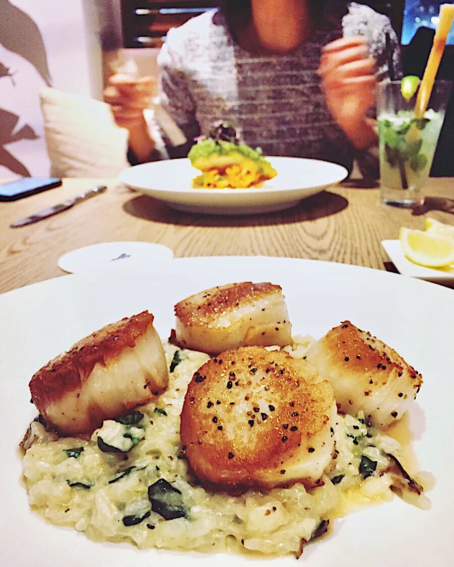 Sea scallops risotto|MyRaXさん