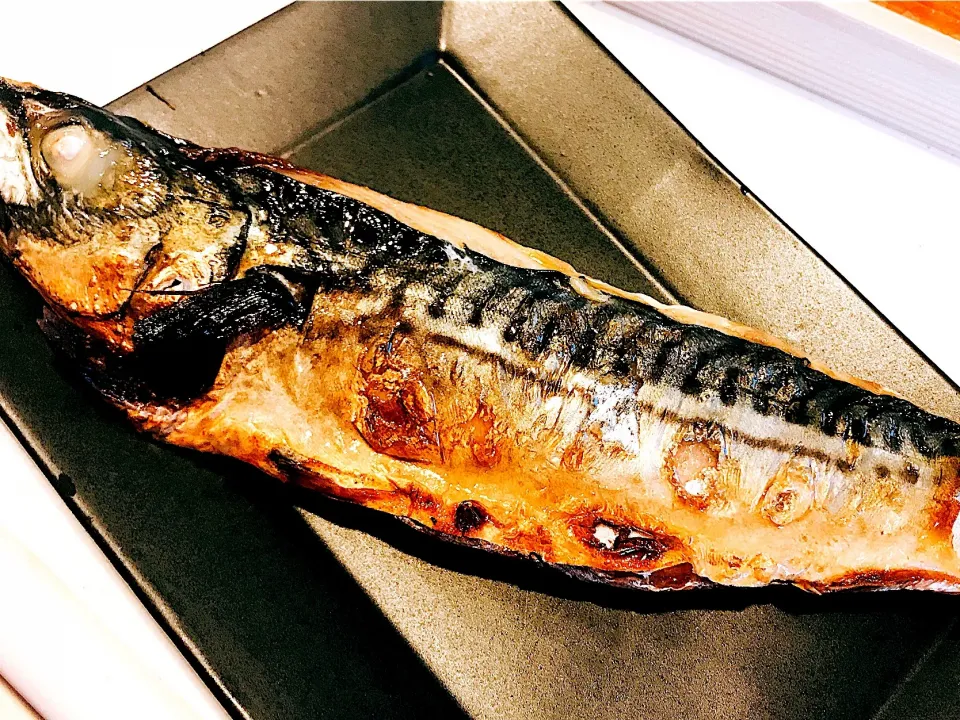 生食べられない私は鯖の塩焼き🐟|みうのすけさん