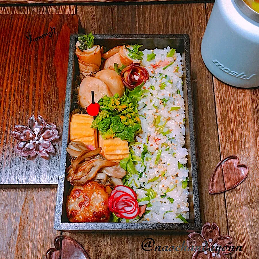 今日のJKお弁当🍱
せりご飯のお弁当|naochandayonnさん