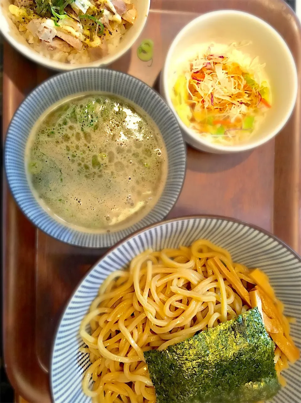 飲んでからのつけ麺セット|あじしおさん