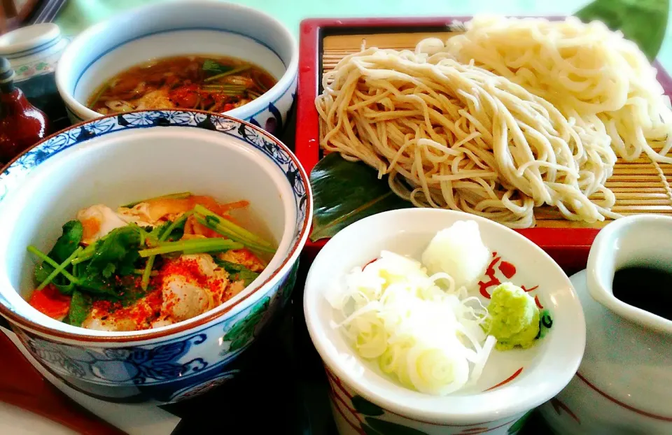 ゴルフランチ⛳相盛りざるとミニ親子丼@紫塚ゴルフ倶楽部・栃木県さくら市早乙女|のも💛さん