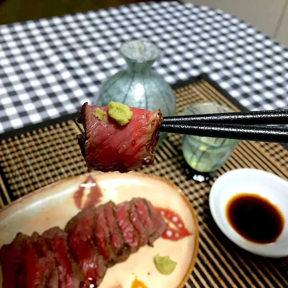 薩摩和牛もも肉のころがし焼き!  (^-^)|Kei Satoさん