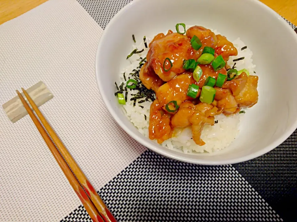 照り焼きチキン丼|こたろーさん