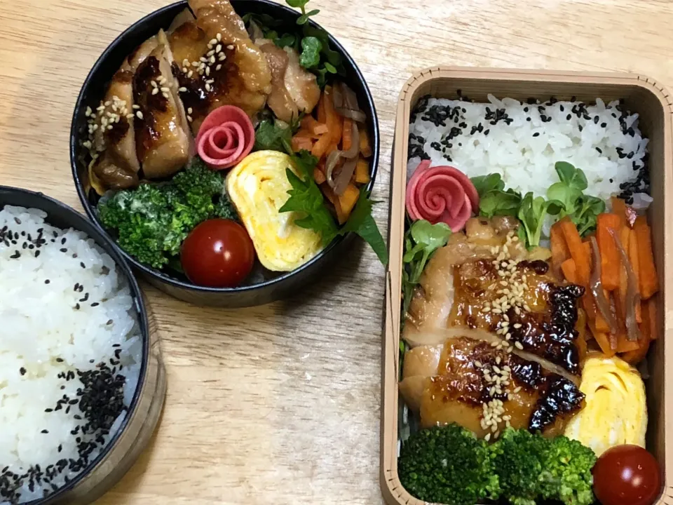 鶏の照り焼き 弁当|弁当 備忘録さん