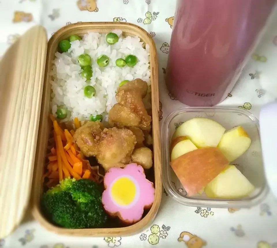 Snapdishの料理写真:2018年3月6日JKのお弁当（本年度最後）|ヴェローナのパン屋さんさん